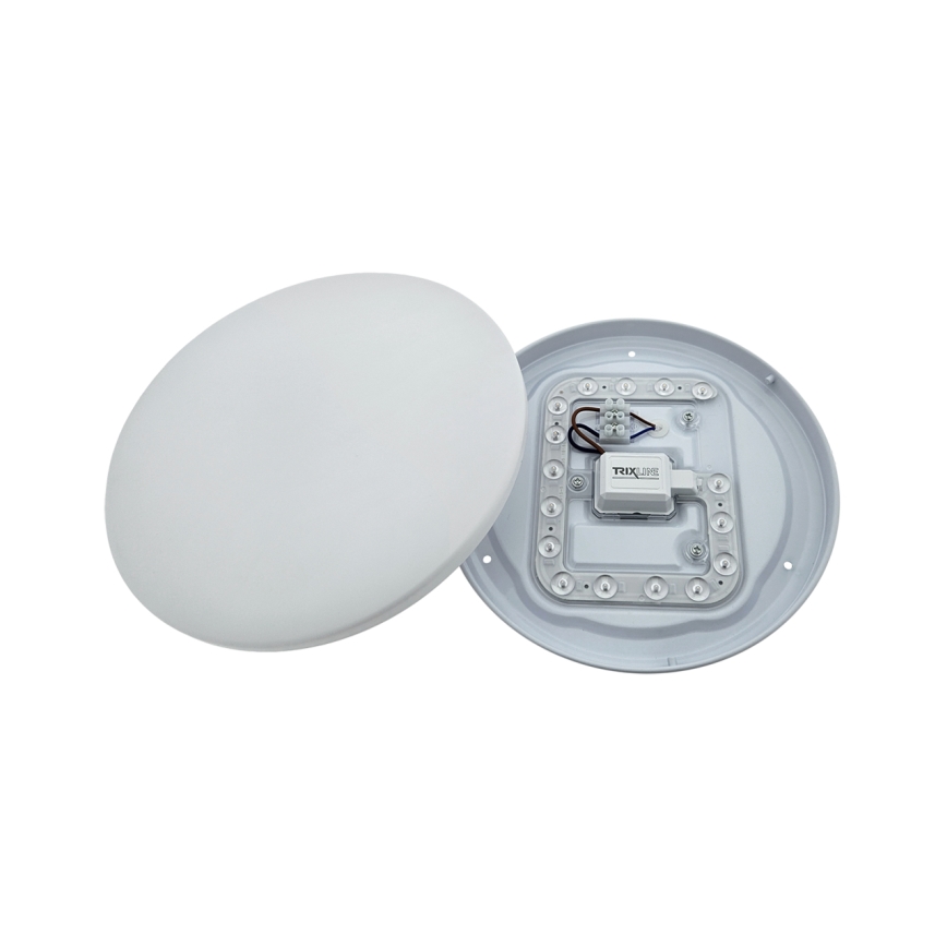 LED plafondlamp met bewegingssensor LENA LED/12W/230V Ø 25,7 cm wit