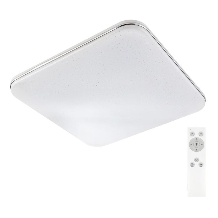 LED Plafondlamp met dimmer SYRIUS met afstandsbediening LED/72W/230V