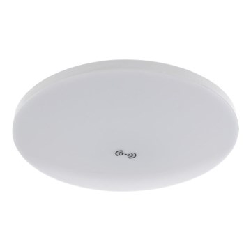 LED-plafondlamp met schemer- en bewegingssensor MORETTI LED/24W/230V pr. 30 cm IP40 6500K