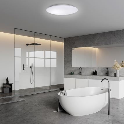 LED Plafondlamp met Sensor AVESTA LED/12W/230V IP54