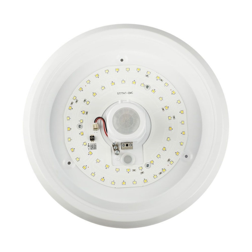 LED Plafondlamp met sensor SAMSUNG CHIP LED/12W/230V 3000/4000/6000K diameter 29 cm wit