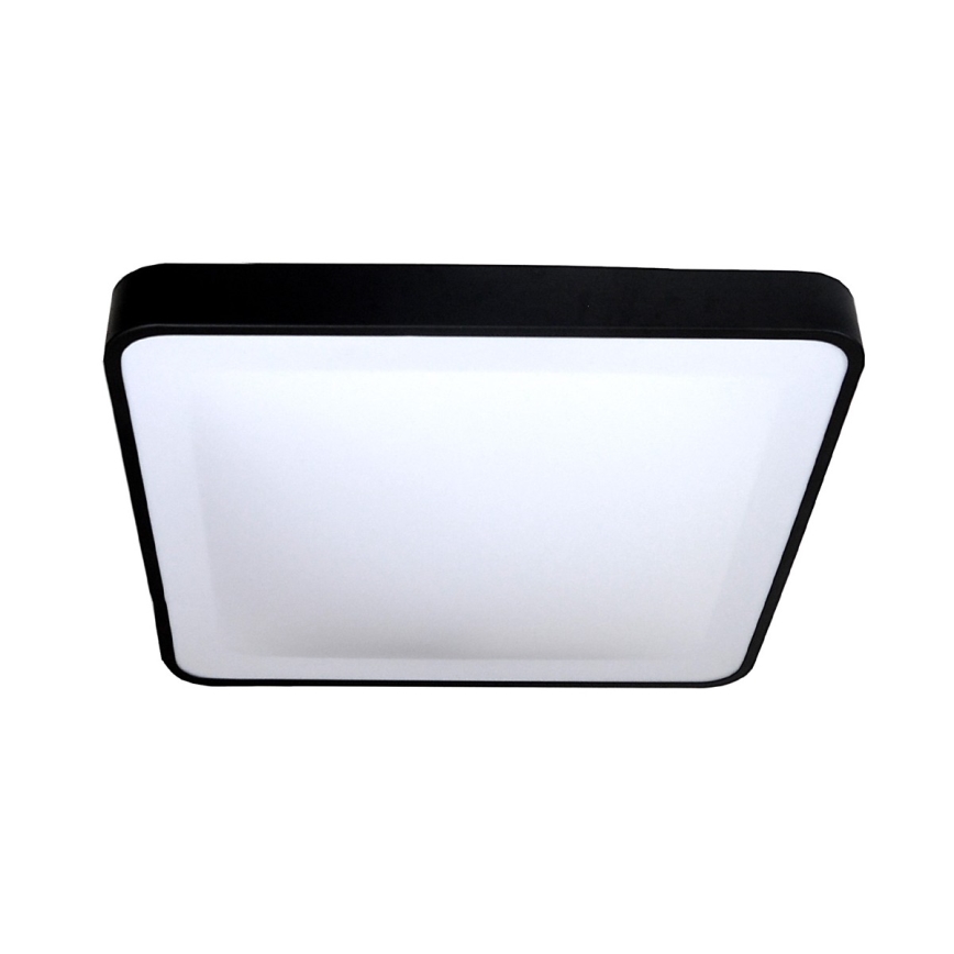LED Plafondlamp met sensor WILTON LED/24W/230V 37,5x37,5 cm zwart