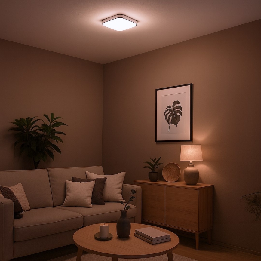 LED plafondlamp NEMO LED/11W/230V 26x26 cm glanzend chroom