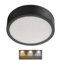 LED Plafondlamp NEXXO LED/12,5W/230V 3000/3500/4000K d. 17 cm zwart