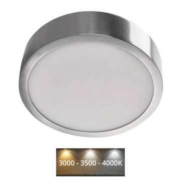 LED Plafondlamp NEXXO LED/12,5W/230V 3000/3500/4000K diameter 17 cm mat chroom