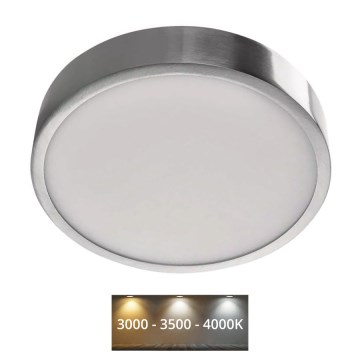 LED Plafondlamp NEXXO LED/21W/230V 3000/3500/4000K diameter 22,5 cm glanzend chroom