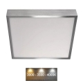 LED Plafondlamp NEXXO LED/28,5W/230V 3000/3500/4000K 30x30 cm mat chroom