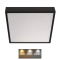 LED Plafondlamp NEXXO LED/28,5W/230V 3000/3500/4000K 30x30 cm zwart