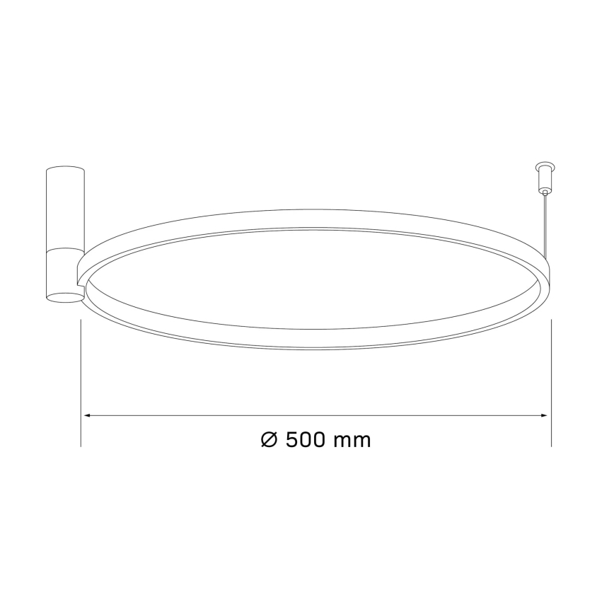 LED plafondlamp NOEMI LED/20W/230V 4000K diameter 50 cm goud