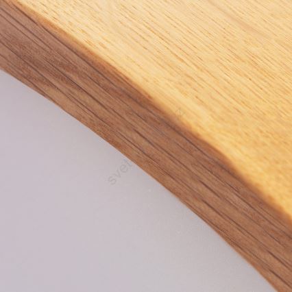 LED Plafondlamp OAK 3xE27/10W/230V eiken pr. 47 cm