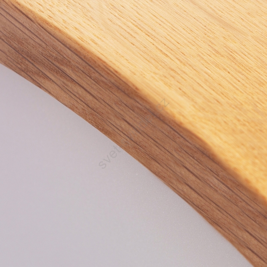 LED Plafondlamp OAK 3xE27/10W/230V eiken pr. 47 cm