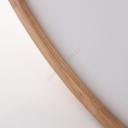 LED Plafondlamp OAK 3xE27/10W/230V eiken pr. 47 cm