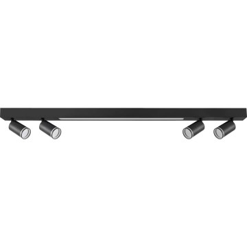 LED Plafondlamp PARIJS LED/24W/230V + 4xGU10/10W zwart