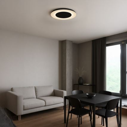 LED plafondlamp PIATTINO LED/30W/230V 3000/4000/6000K Ø 40 cm zwart
