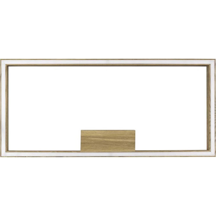 LED Plafondlamp RAMME LED/34W/230V mat eiken