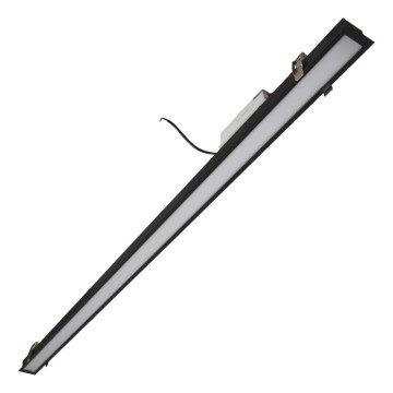 LED Plafondlamp REDOM LED/42W/230V 3000K 120 cm zwart