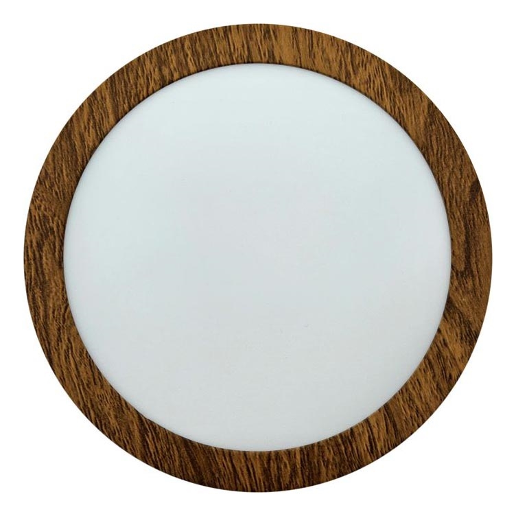 LED Plafondlamp RING LED/12W/230V 4200K diameter 16 cm bruin