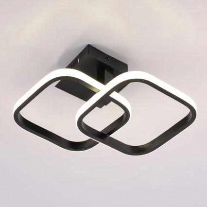 LED plafondlamp ROBERT LED/25W/230V 25x38 cm zwart