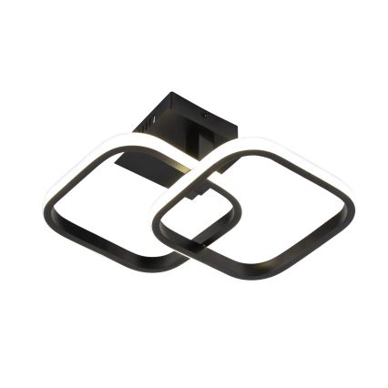 LED plafondlamp ROBERT LED/25W/230V 25x38 cm zwart