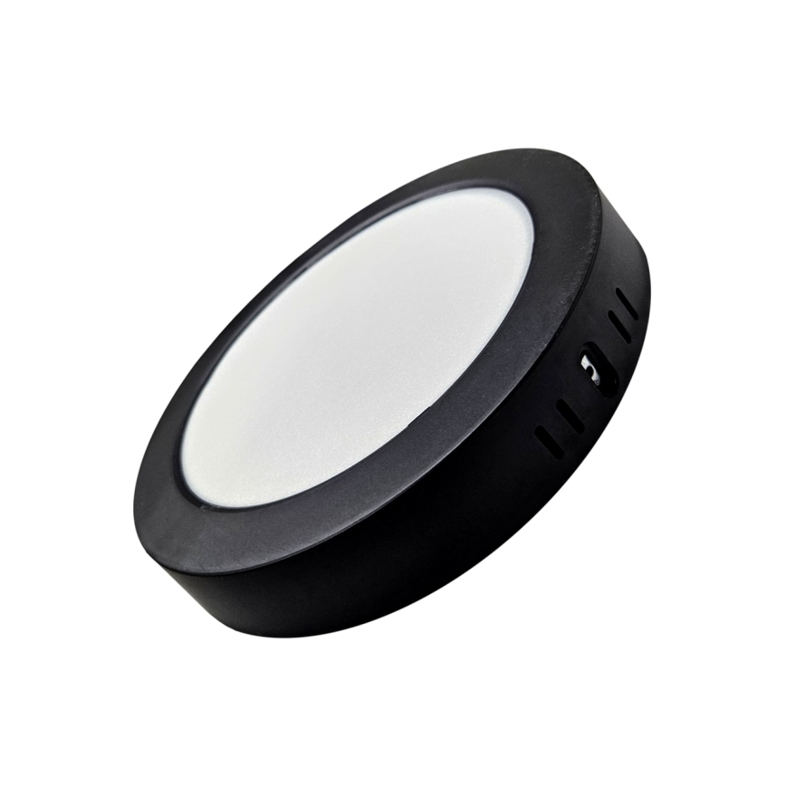 LED Plafondlamp ROUND LED/18W/230V 4000K diameter 21,7 cm zwart