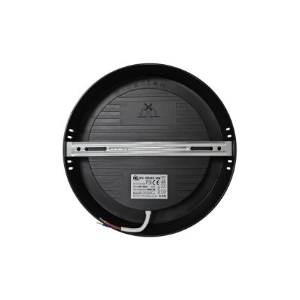 LED Plafondlamp ROUND LED/18W/230V 4000K diameter 21,7 cm zwart