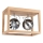 LED Plafondlamp ROY 2xGU10/5W/230V mat eiken