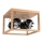 LED Plafondlamp ROY 4xGU10/5W/230V mat eiken