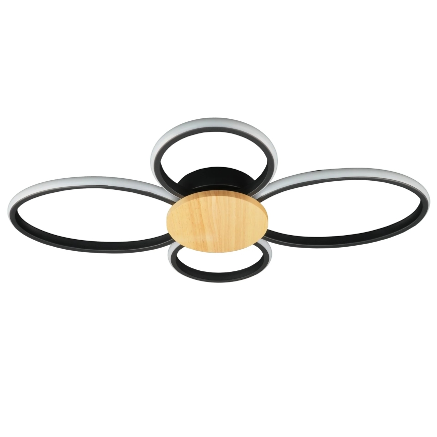 LED plafondlamp SABINA LED/38W/230V rubberhout