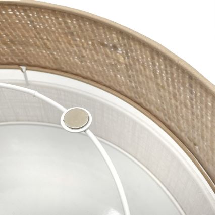 LED plafondlamp SIRJA BOHO LED/20W/230V 4000K Ø 35 cm beige/wit