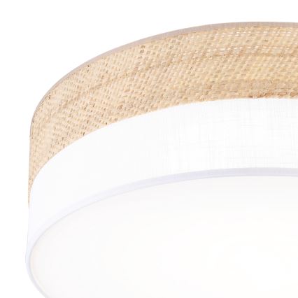 LED plafondlamp SIRJA BOHO LED/36W/230V 4000K Ø 45 cm beige/wit