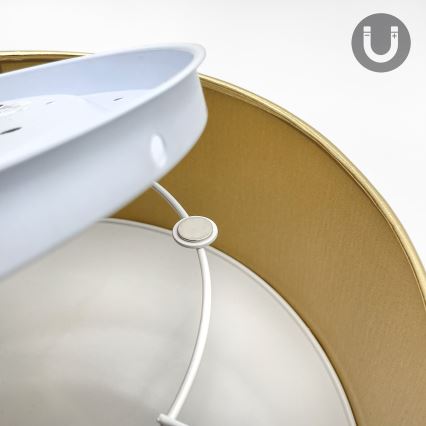 LED plafondlamp SIRJA LED/20W/230V 4000K Ø35 cm bruin/goud