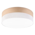 LED Plafondlamp SIRJA WOOD LED/36W/230V diameter 45 cm wit/eiken