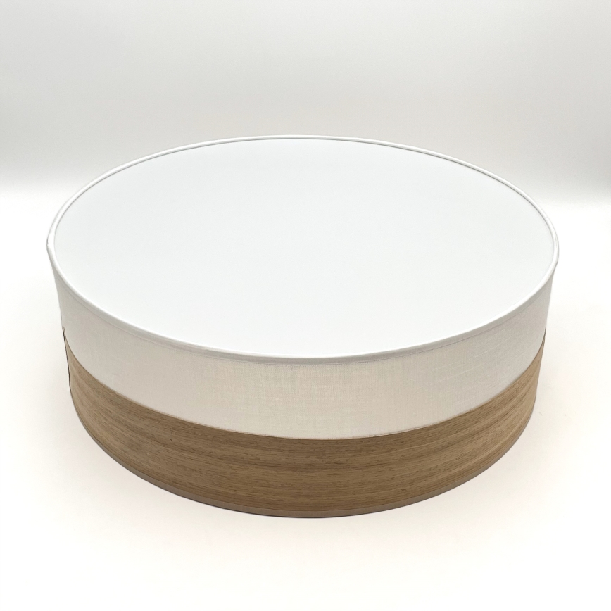 LED Plafondlamp SIRJA WOOD LED/36W/230V diameter 45 cm wit/eiken