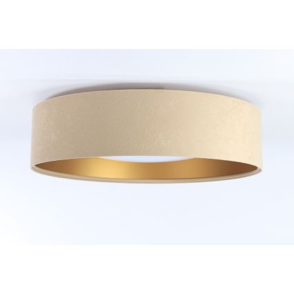 Dimbare LED Plafondlamp SMART GALAXY LED/36W/230V d. 55 cm 2700-6500K Wi-Fi Tuya beige/goud + afstandsbediening