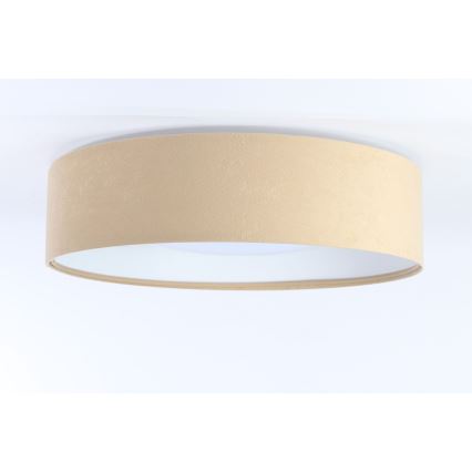 Dimbare LED Plafondlamp SMART GALAXY LED/36W/230V d. 55 cm 2700-6500K Wi-Fi Tuya beige/wit + afstandsbediening