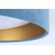 Dimbare LED Plafondlamp SMART GALAXY LED/36W/230V d. 55 cm 2700-6500K Wi-Fi Tuya blauw/goud + afstandsbediening
