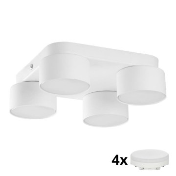 LED plafondlamp SPACE 4xGX53/15W/230V wit