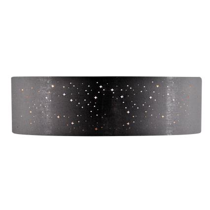LED Plafondlamp TULUZA LED/24W/230V diameter 40 cm zwart