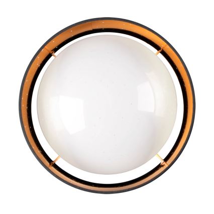 LED Plafondlamp TULUZA LED/24W/230V diameter 40 cm zwart