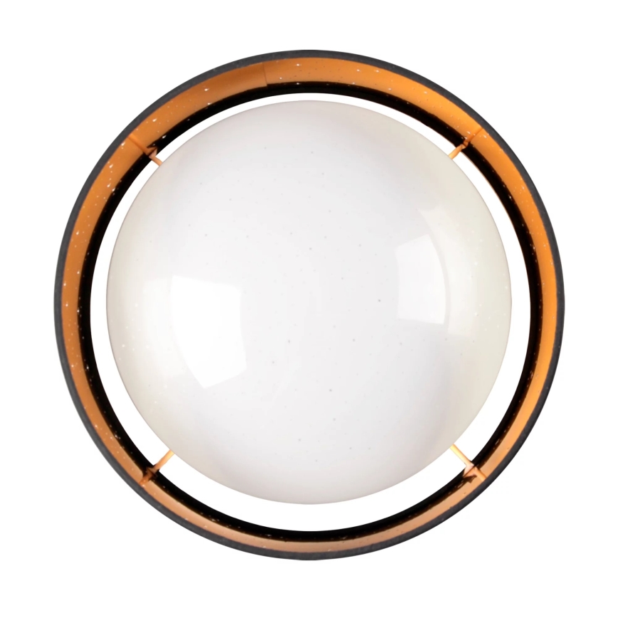 LED Plafondlamp TULUZA LED/24W/230V diameter 40 cm zwart