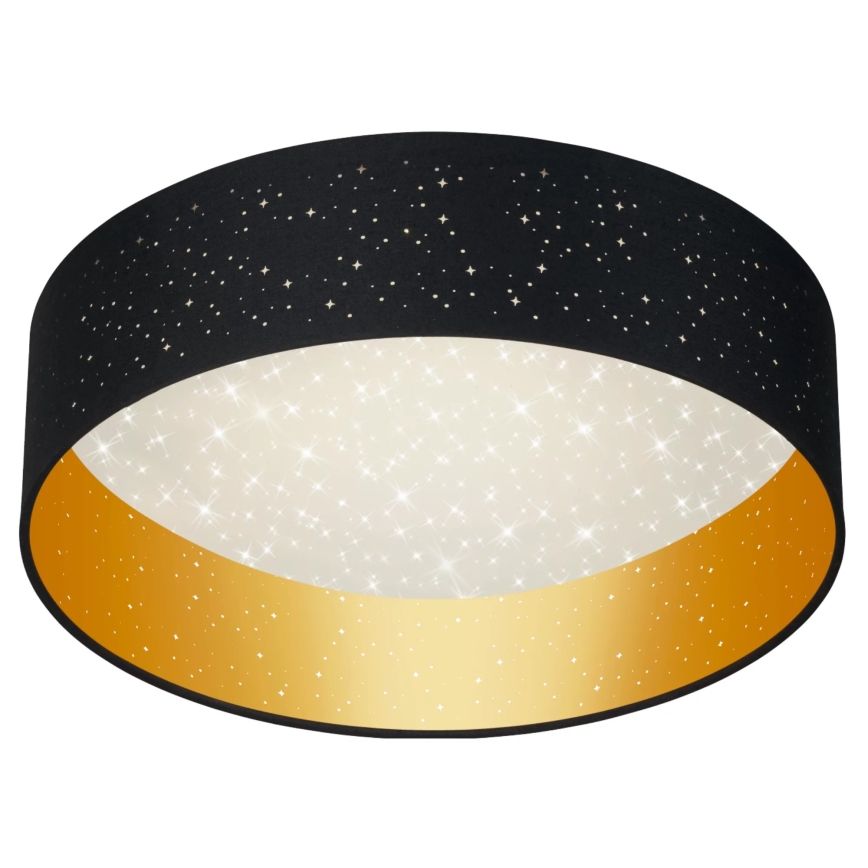 LED Plafondlamp TULUZA LED/24W/230V diameter 40 cm zwart