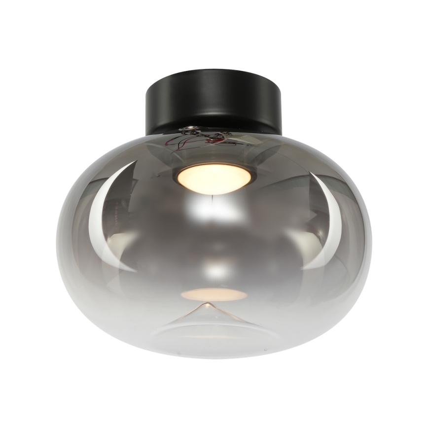 LED Plafondlamp VASO LED/4W/230V diameter 18 cm gerookt