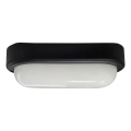 LED Plafondlamp voor buiten LED/15W/230V 4200K 20x9,8 cm IP64 zwart