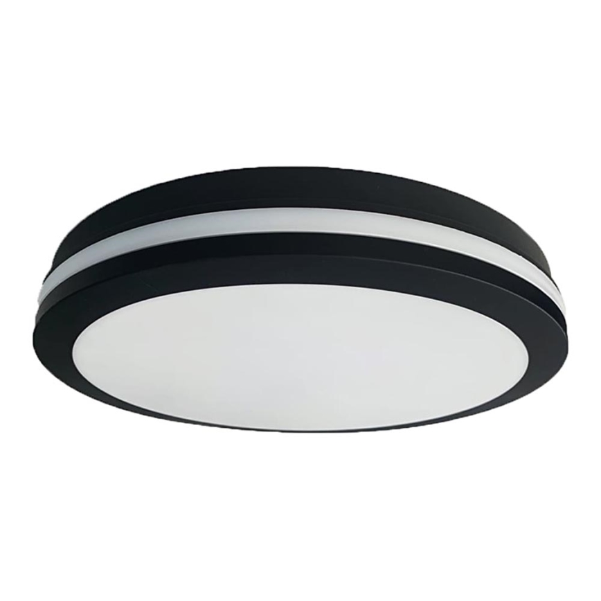 LED Plafondlamp voor buiten MARLON LED/18W/230V 4000K IP54 zwart