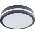 LED Plafondlamp voor buiten met bewegingssensor BENO LED/12/18W/230V 3000/3500/4000K IP65 antraciet rond