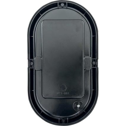 LED Plafondlamp voor buiten met sensor LED/14W/230V IP54 zwart