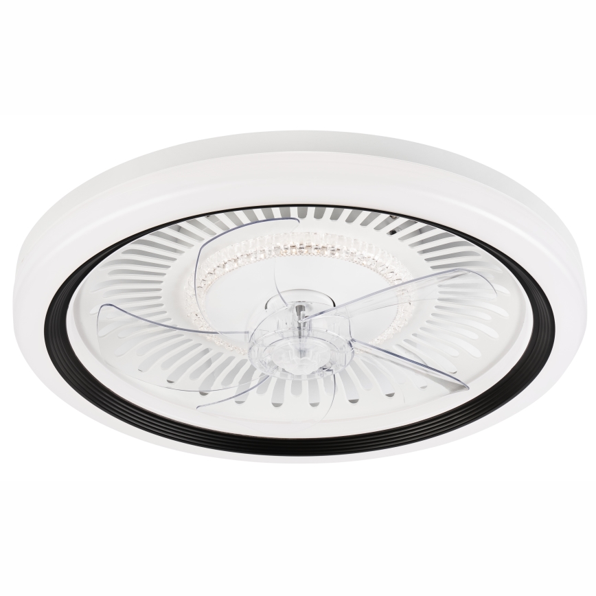 LED Dimbaar plafondlamp met ventilator GEMMA LED/37W/230V wit + afstandsbediening