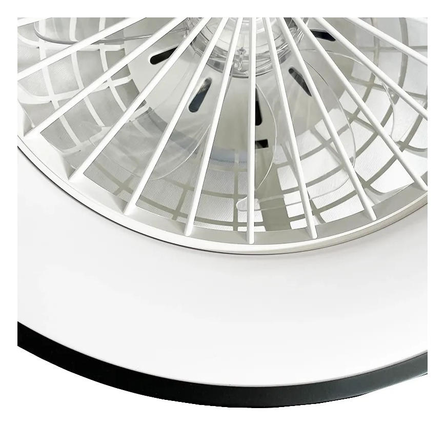 LED Dimbaar plafondlamp met ventilator OPAL LED/48W/230V 3000-6500K + afstandsbediening