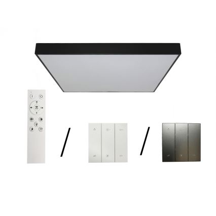 LED Plafonnier LED/480W/230V 3000/4000/6500K 120x120 cm noir