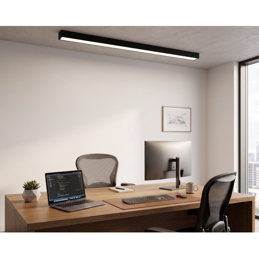 LED Plafonnier/suspension sur câble LED/44W/230V 4000K 120 cm noir